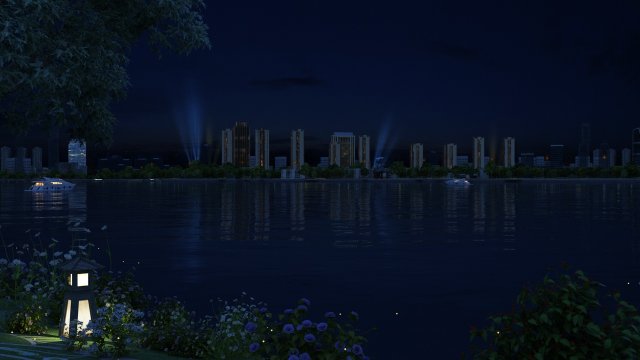 lake surface 3D Model .c4d .max .obj .3ds .fbx .stl .blend 