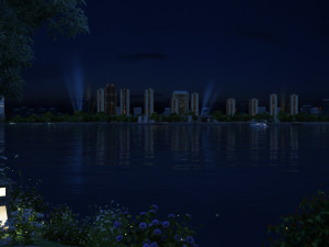 lake surface 3Dモデル