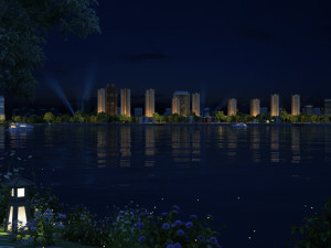 lake surface 3D Model