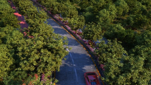 highway 3Dモデル .c4d .max .obj .3ds .fbx .stl .blend