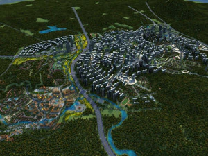 kleine stad 3D Model