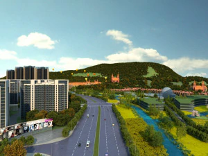 small town 3D Model