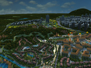 small town 3D Model