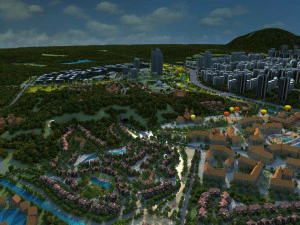 small town 3D Model