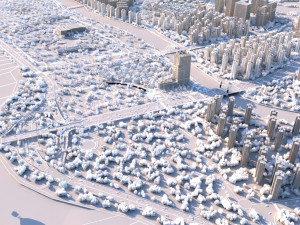 city building Modèle 3D