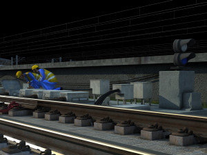 railway 3D 模型
