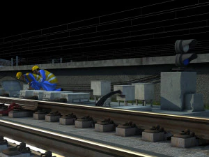 railway 3D Model