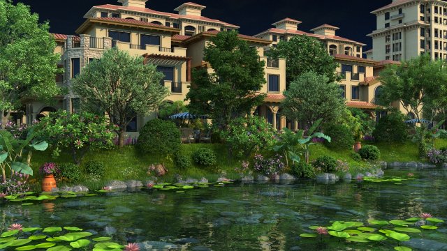 city building 3D 模型 .c4d .max .obj .3ds .fbx .stl .blend 