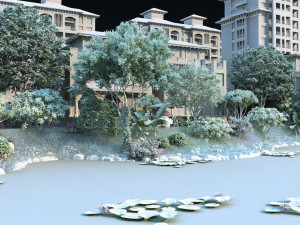 city building 3D 模型