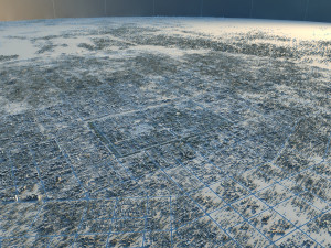 city birds eye view Modelo 3D