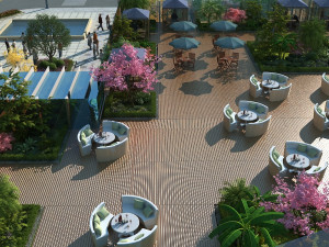tea restaurant Modèle 3D