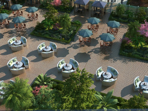 tea restaurant Modelo 3D