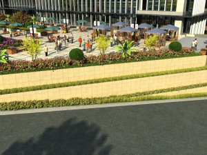 commercial street 3D मॉडल