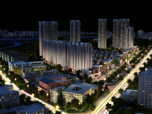 city building Model 3D