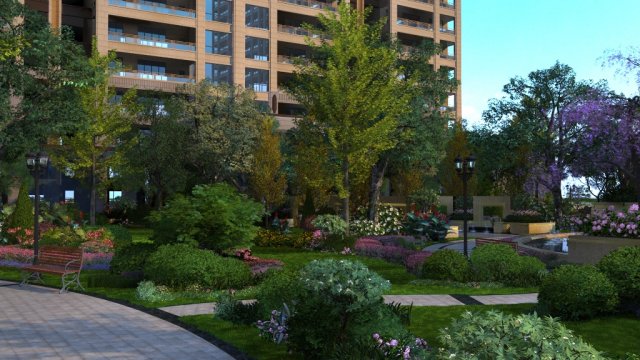 apartment view Model 3D .c4d .max .obj .3ds .fbx .stl .blend 