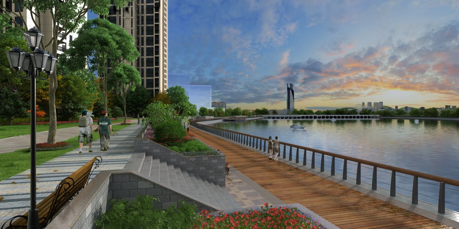 lakeside 3D Model .c4d .max .obj .3ds .fbx .stl .blend