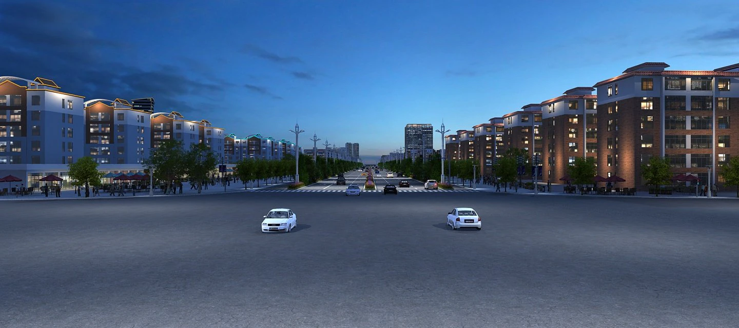 city road 3D Model .c4d .max .obj .3ds .fbx .stl .blend 