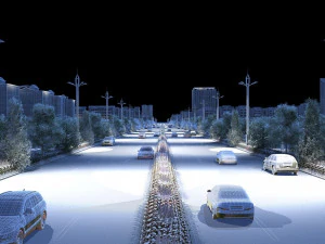 city road 3D Model