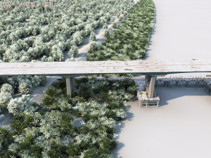 build the bridge 3D Model