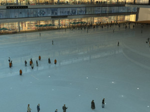 ice rink 3D Model