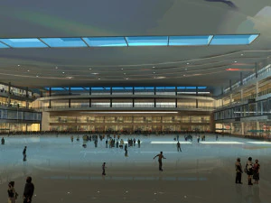 ice rink 3D Model