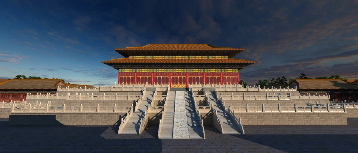 palace 3D Model .c4d .max .obj .3ds .fbx .stl .blend 