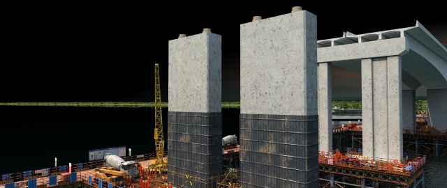 build the bridge 3D 模型 .c4d .max .obj .3ds .fbx .stl .blend 