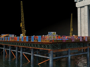 build the bridge 3D 模型