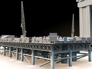 build the bridge 3D 模型