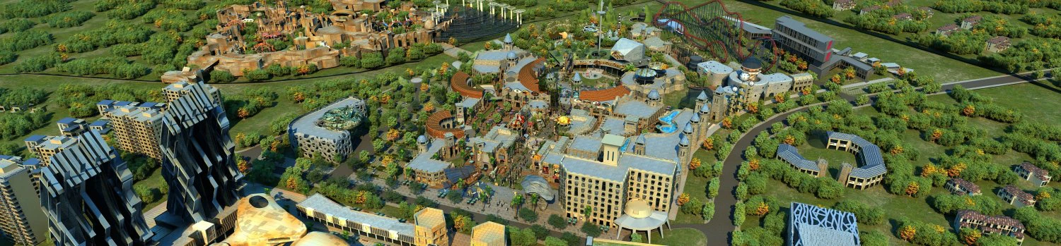 amusement park 3D Model .c4d .max .obj .3ds .fbx .stl .blend 