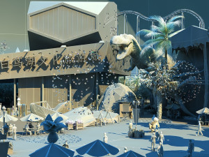 amusement park 3Dモデル