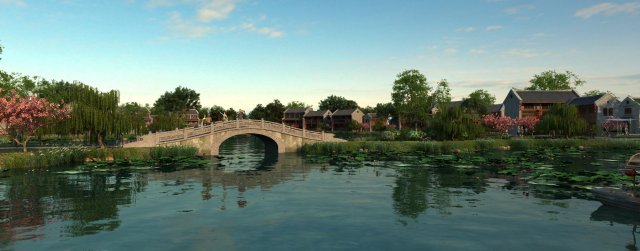 ancient town Modello 3D .c4d .max .obj .3ds .fbx .stl .blend