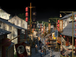 ancient town 3D Model