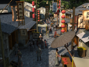 ancient town 3D Model