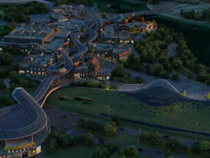 wesołe miasteczko Model 3D