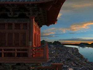 ancient town 3D Model