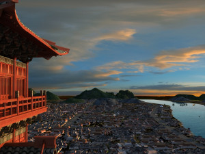 ancient town 3D 模型
