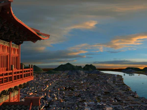 ancient town 3D Model