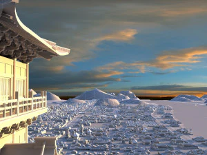 ancient town 3D Model