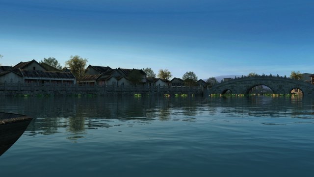 ancient town Model 3D .c4d .max .obj .3ds .fbx .stl .blend 