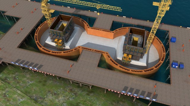 build the bridge 3D Model .c4d .max .obj .3ds .fbx .stl .blend 