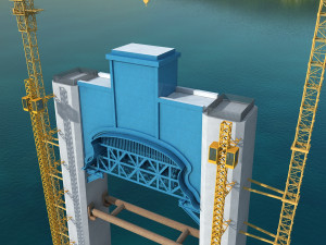 build the bridge 3D Model