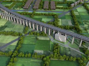 build the bridge Modelo 3D