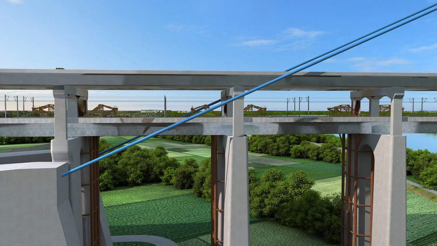 build the bridge 3D Model .c4d .max .obj .3ds .fbx .stl .blend 