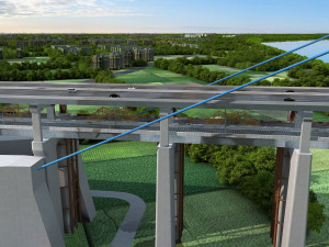 build the bridge 3D मॉडल