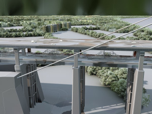 build the bridge 3D मॉडल