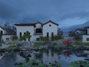 small town 3D Model