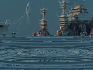 temple 3D Model