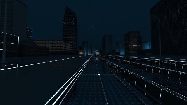 high-speed rail 3D Model .c4d .max .obj .3ds .fbx .stl .blend 