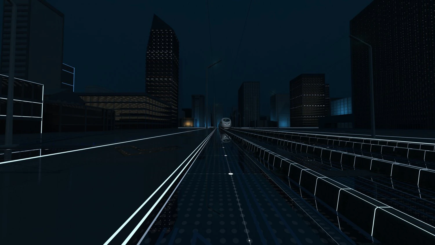 high-speed rail 3D Model .c4d .max .obj .3ds .fbx .stl .blend 